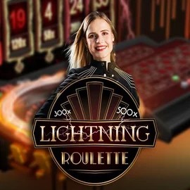 Lightning Roulette logo – Live Casino by Evolution at PlayMojo Casino