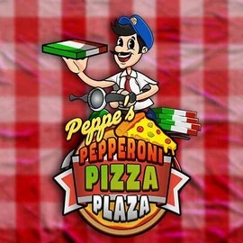 Enjoy Peppe’s Pepperoni Pizza Plaza by Pragmatic Play – logo hosted on mojocasino.ca